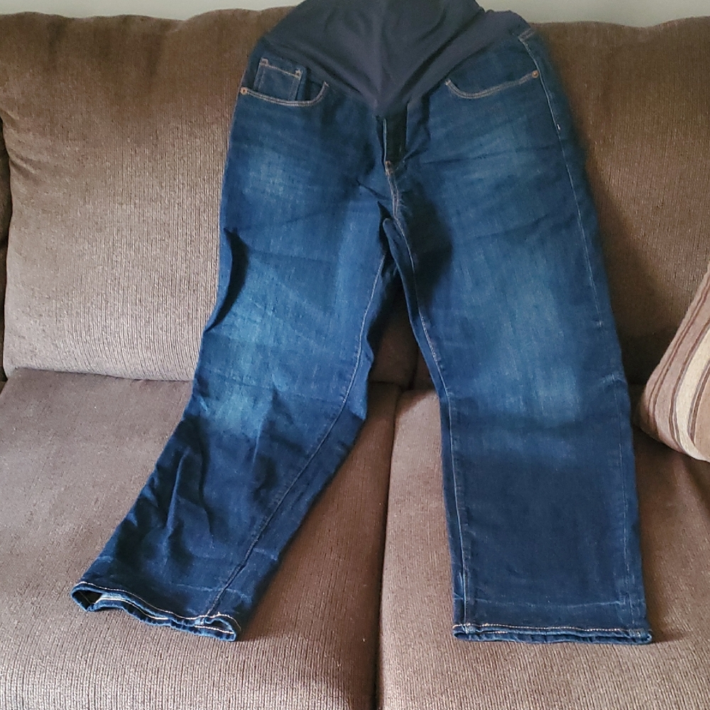 Old Navy Navy Maternity Stretch Jeans size Small